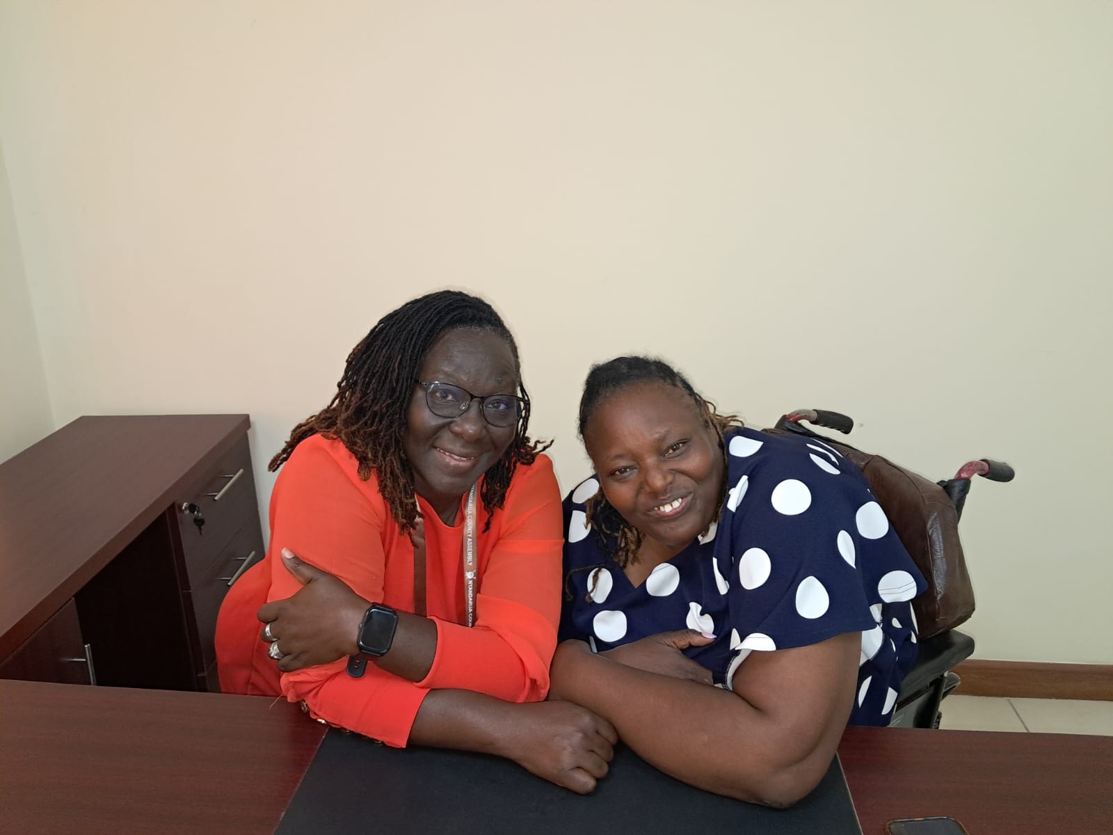 Working with women leaders on inclusion and access.