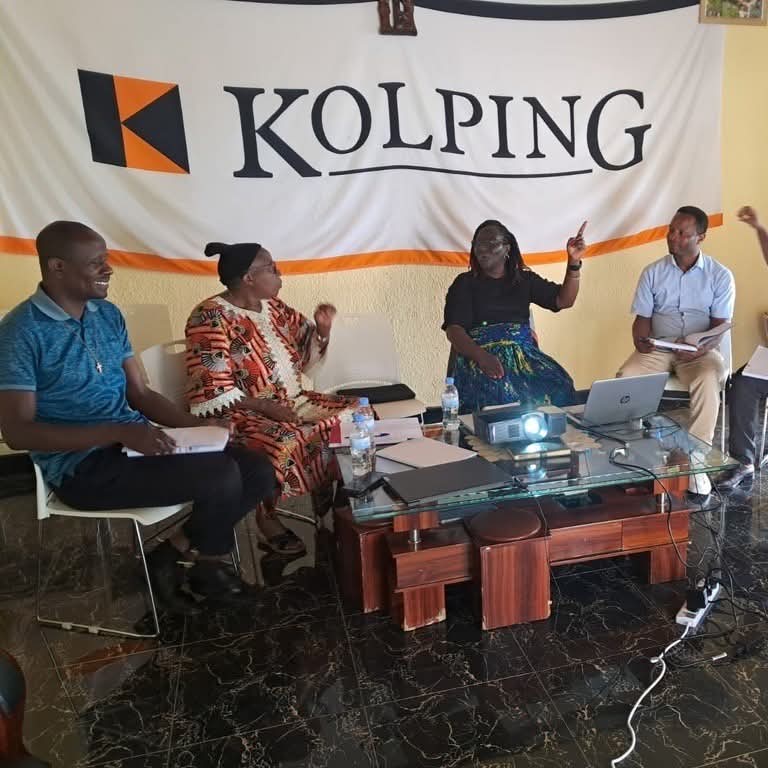 Working with the Kolping Organization leadership team on strategy.