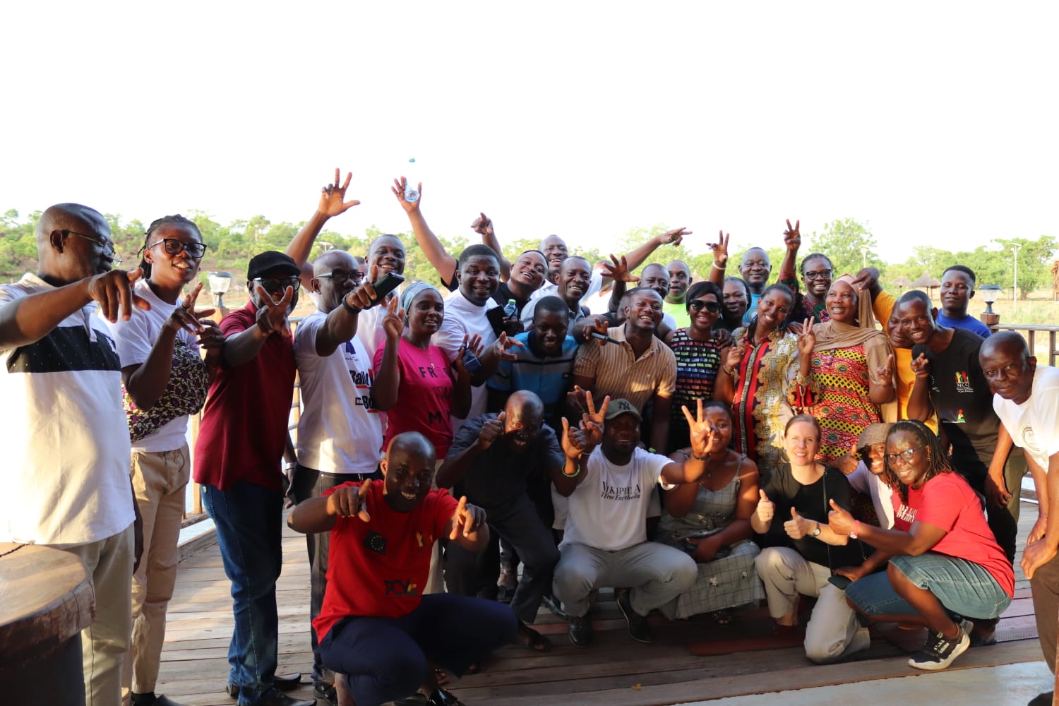 Celebrating a completed programme with community partners in the Northern Region.